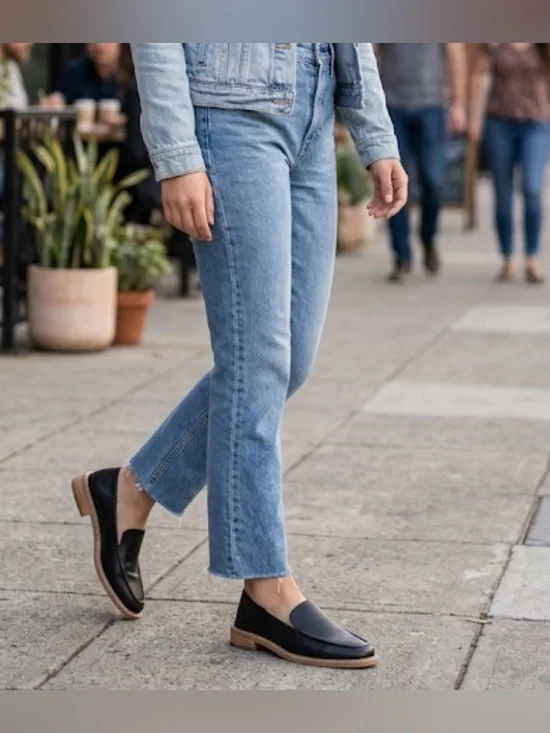 DV by Dolce Vita Women's Crashback Black Loafer Size 7 NWT - Picture 2 of 4